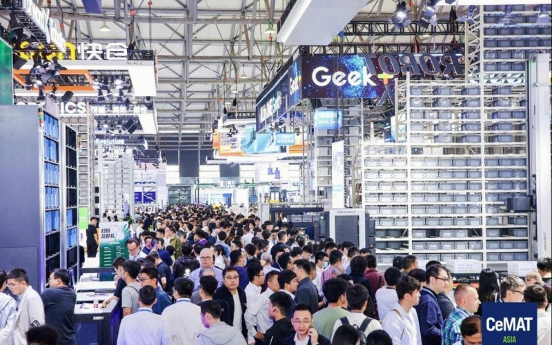 cemat asia 时间，小笨智能展示工业搬运凯发k8手机网页的解决方案 构建智能制造领域的全新生态圈(图1)