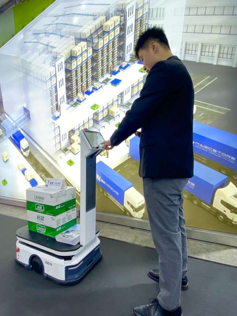 cemat asia 时间，小笨智能展示工业搬运凯发k8手机网页的解决方案 构建智能制造领域的全新生态圈(图2)