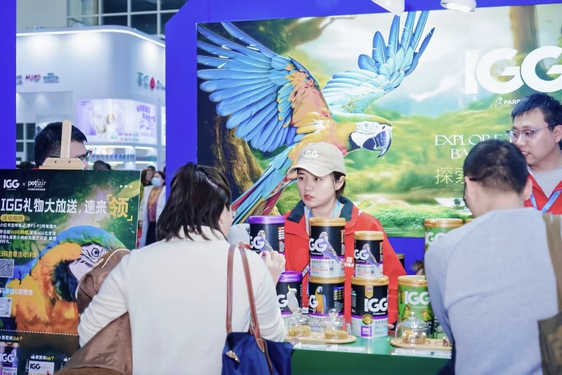 igg鹦鹉闪耀京宠展，引领小宠喂养新风尚(图3)