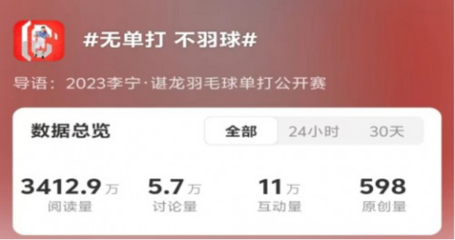 2024李宁·谌龙羽毛球单打公开赛完美收官 九城巡回点燃全民羽球热情(图3) image.png